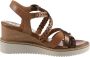 Tamaris Sandalen met hak cognac Synthetisch Dames - Thumbnail 13