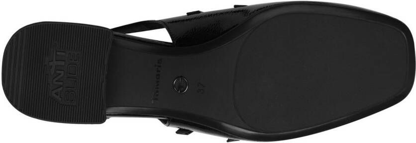 Tamaris Slingback pumps blokhak avondschuh in modieuze vierkante vorm