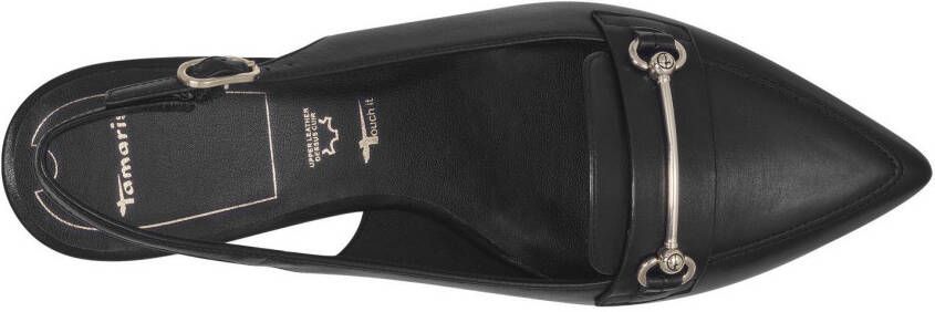 Tamaris Slingback pumps avondschoen zomerschoen stilettohak met modieuze siergesp