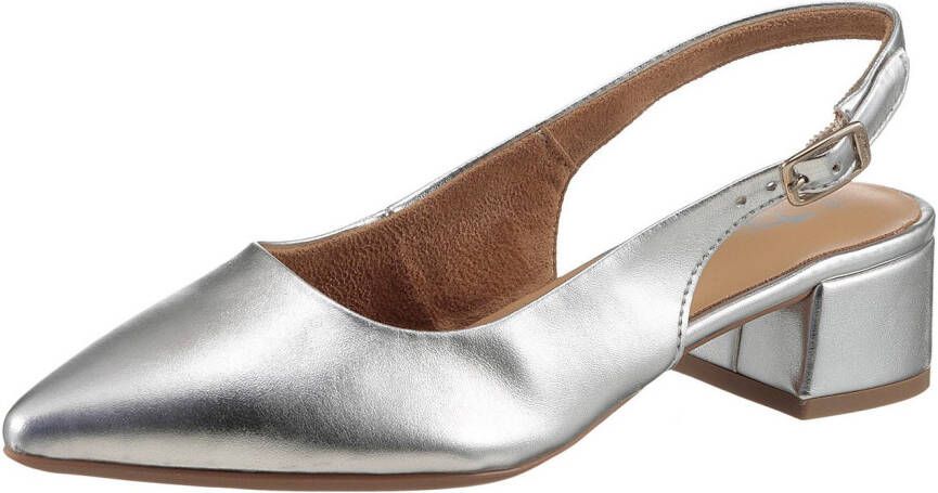 Tamaris Slingback pumps blokhak avondschoen businessschoen met verstelbare gesp