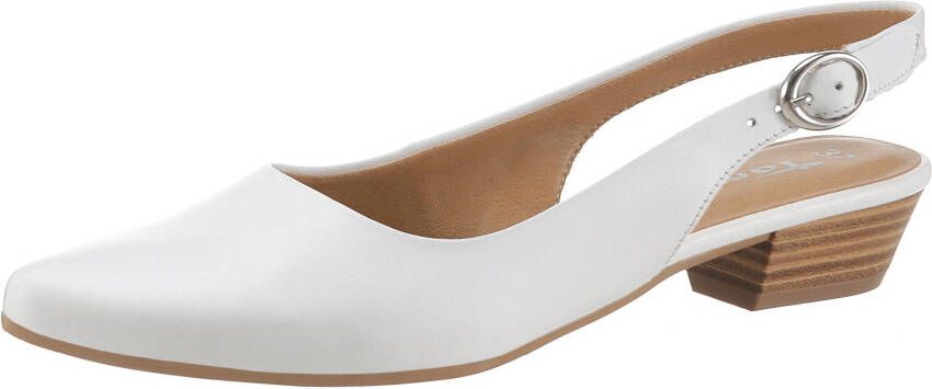 Tamaris Slingback pumps TRINA avondschoen zomerschoen blokhak in eenvoudig ontwerp