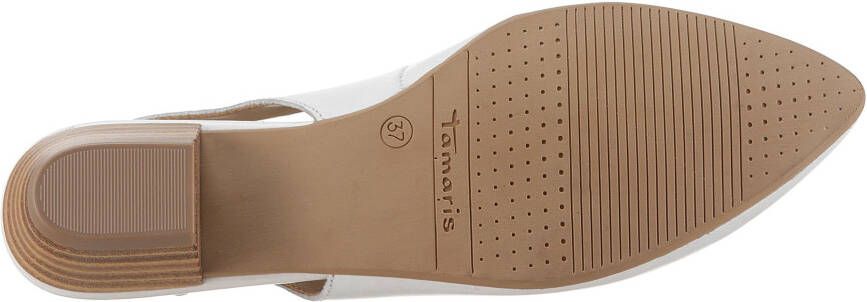 Tamaris Slingback pumps TRINA avondschoen zomerschoen blokhak in eenvoudig ontwerp
