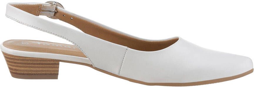 Tamaris Slingback pumps TRINA avondschoen zomerschoen blokhak in eenvoudig ontwerp