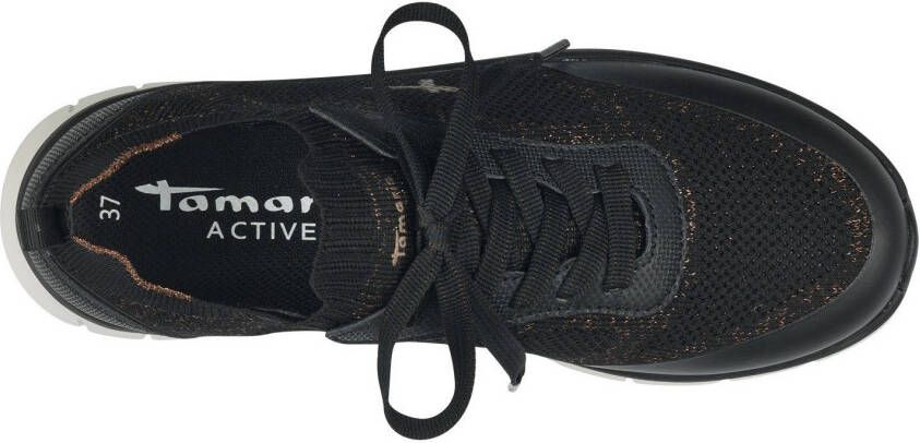 Tamaris Slip-on sneakers freizeitschoen lage schoen instapper met waterproof-uitrusting