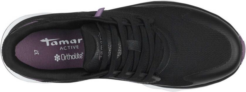 Tamaris Slip-on sneakers Nowana vrijetijdsschoen lage schoen slippers met ortholite-uitrusting
