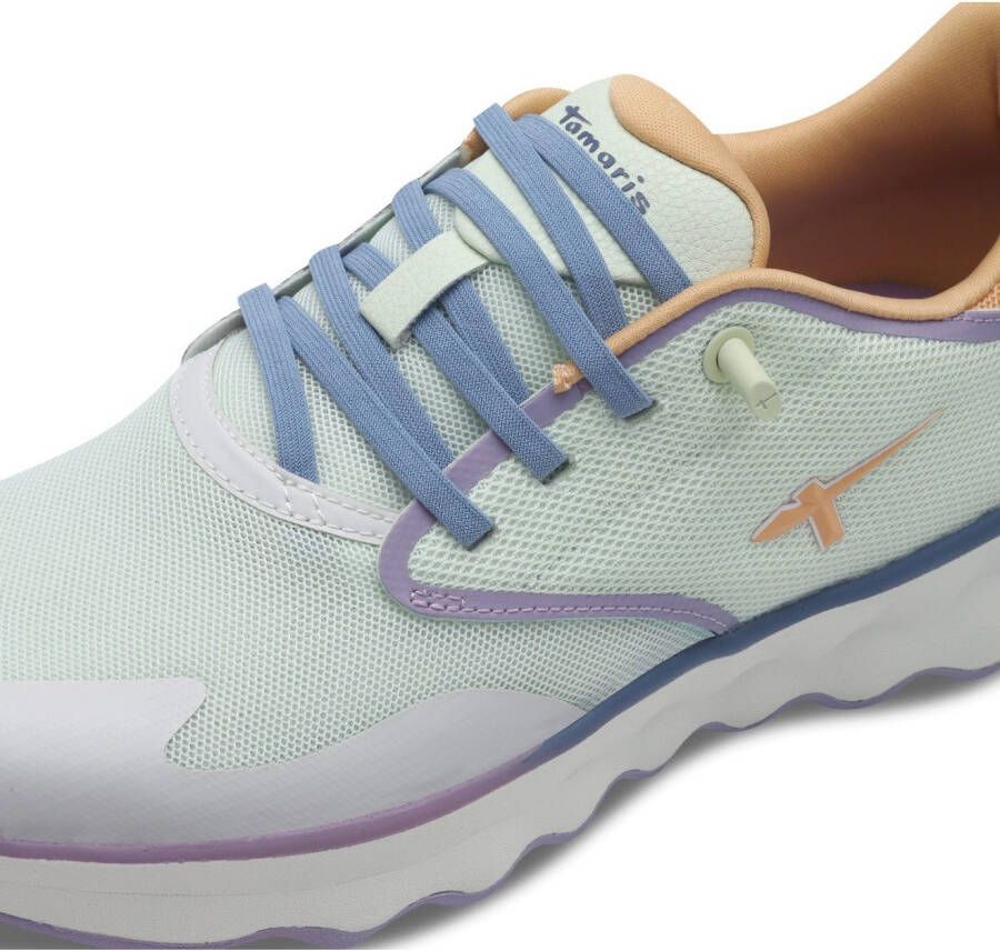 Tamaris Slip-on sneakers Nowana vrijetijdsschoen lage schoen slippers met ortholite-uitrusting