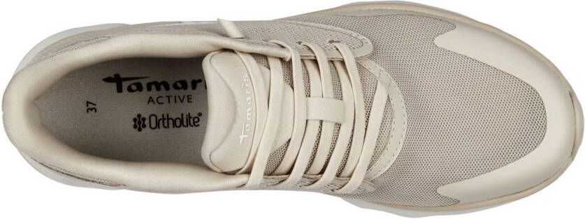 Tamaris Slip-on sneakers Nowana vrijetijdsschoen lage schoen slippers met ortholite-uitrusting