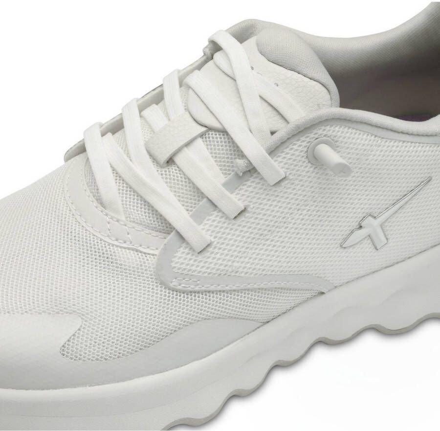 Tamaris Slip-on sneakers Nowana vrijetijdsschoen lage schoen slippers met ortholite-uitrusting