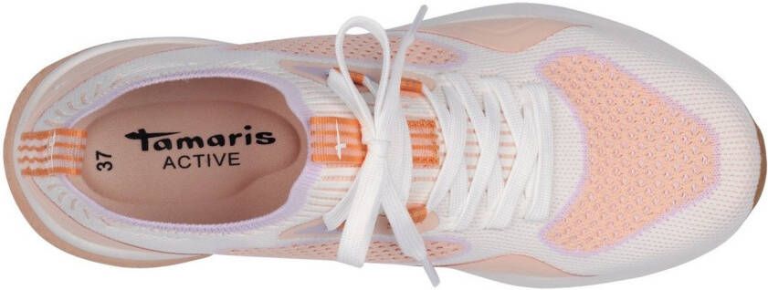 Tamaris Slip-on sneakers vrijetijdsschoen lage schoen slippers met aangebrachte veters