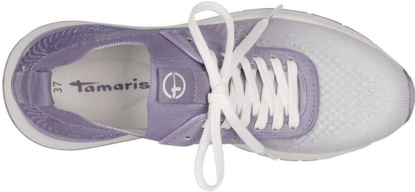 Tamaris Slip-on sneakers vrijetijdsschoen lage schoen slippers met subtiele kleurverloop