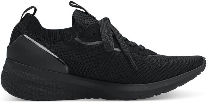 Tamaris Slip-on sneakers vrijetijdsschoen lage schoen veterschoen met opgezette sierveters