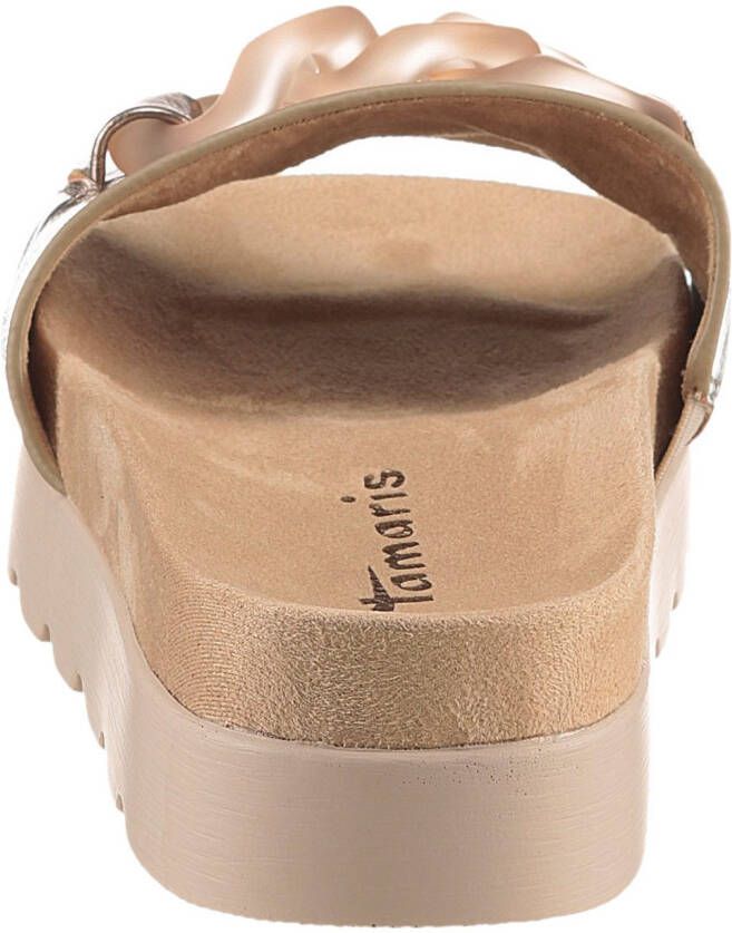 Tamaris Slippers plateau zomerschoen instapschoen in vegan uitvoering