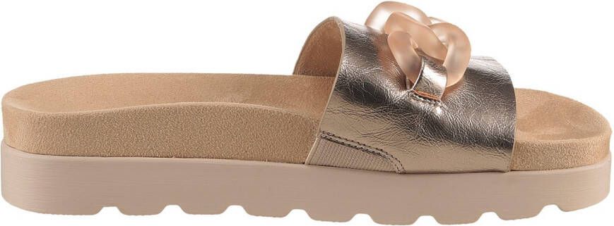Tamaris Slippers plateau zomerschoen instapschoen in vegan uitvoering