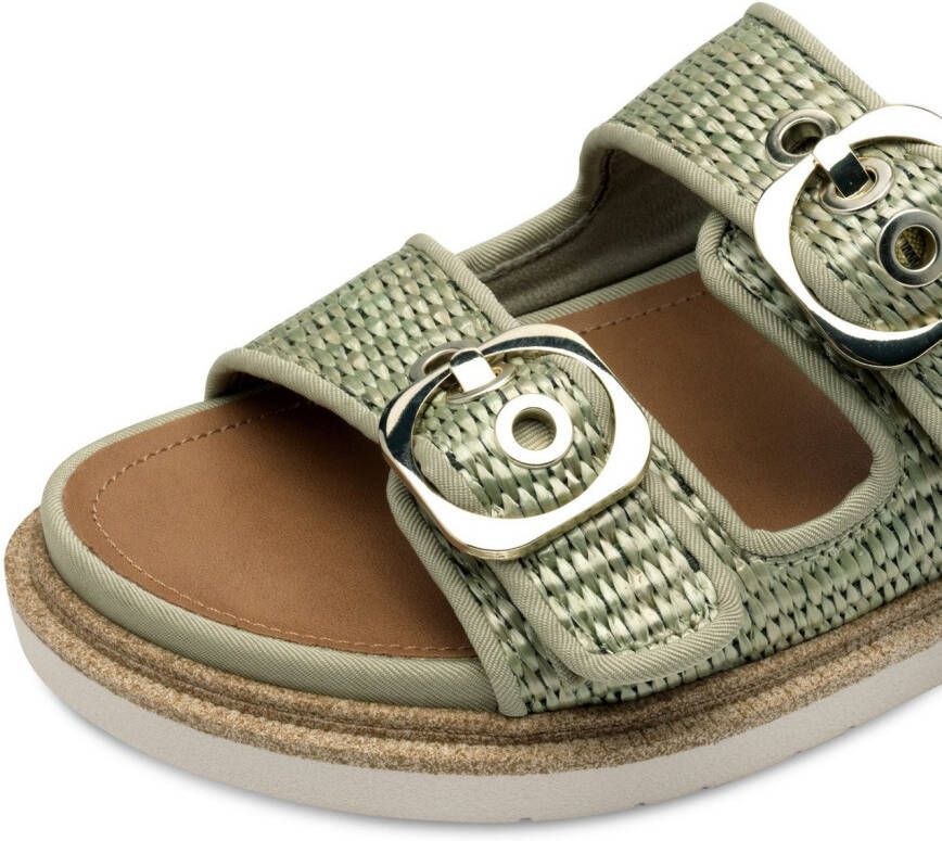 Tamaris Slippers plateau zomerschoen slippers met verstelbare gespen