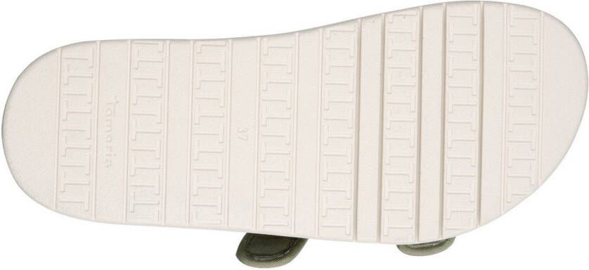 Tamaris Slippers plateau zomerschoen slippers met verstelbare gespen