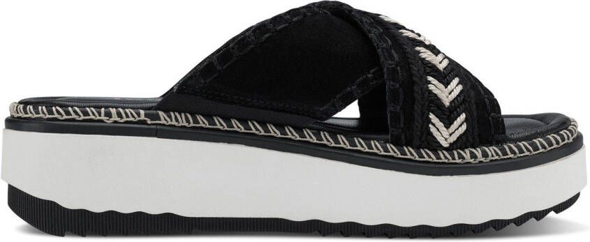 Tamaris Slippers met een brede band
