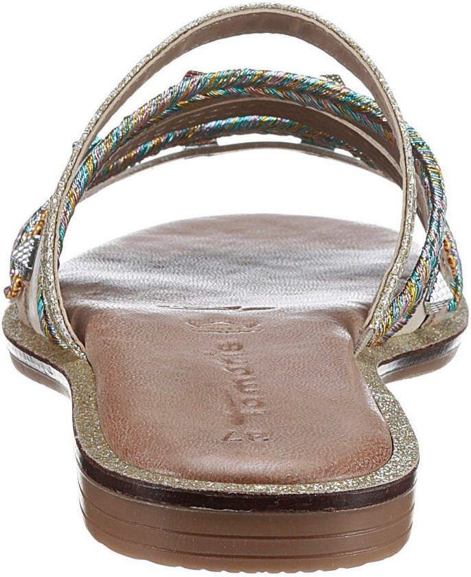 Tamaris Slippers met fonkelende details
