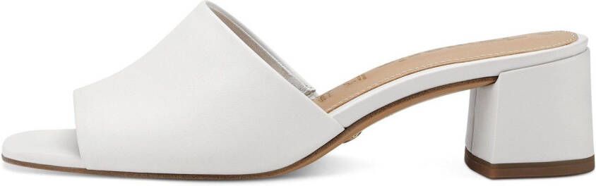 Tamaris Slippers blokhak zomerschoen slippers in eenvoudig ontwerp