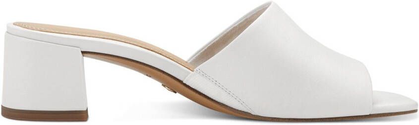 Tamaris Slippers blokhak zomerschoen slippers in eenvoudig ontwerp