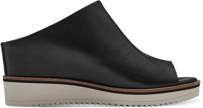 Tamaris Slippers sleehak zomerschoen slippers lichte loopzool smalle vorm