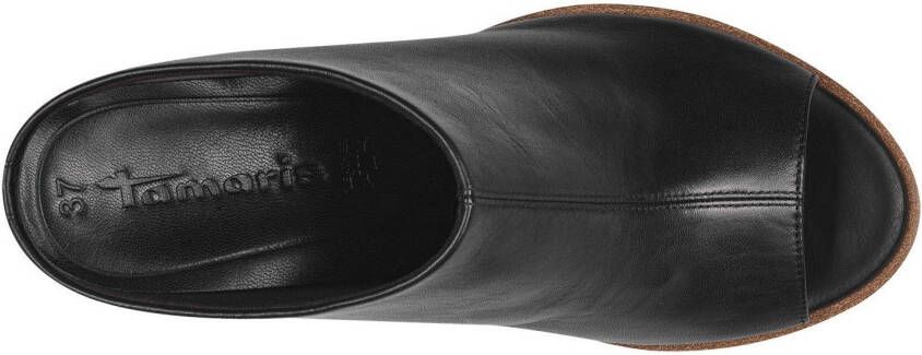 Tamaris Slippers sleehak zomerschoen slippers lichte loopzool smalle vorm