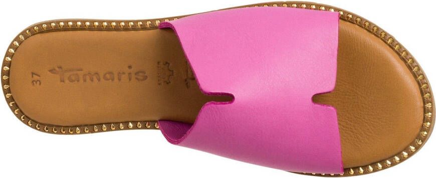 Tamaris Slippers zomerschoen slippers met brede bandage