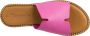 Tamaris Slippers van leer met licht gestructureerde zool - Thumbnail 6