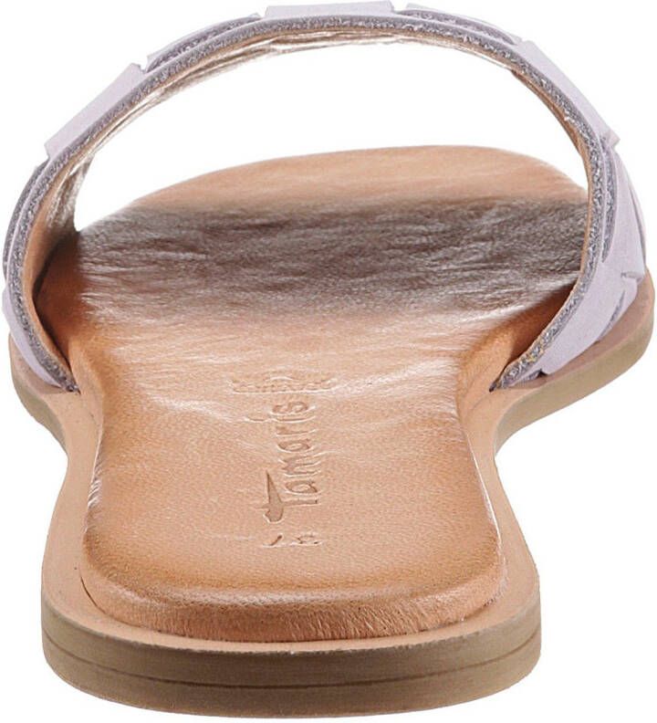 Tamaris Slippers BEKKY met modieuze vlechtsels