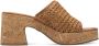Tamaris Slippers blokhak plateau zomerschoen in vlechtlook - Thumbnail 5