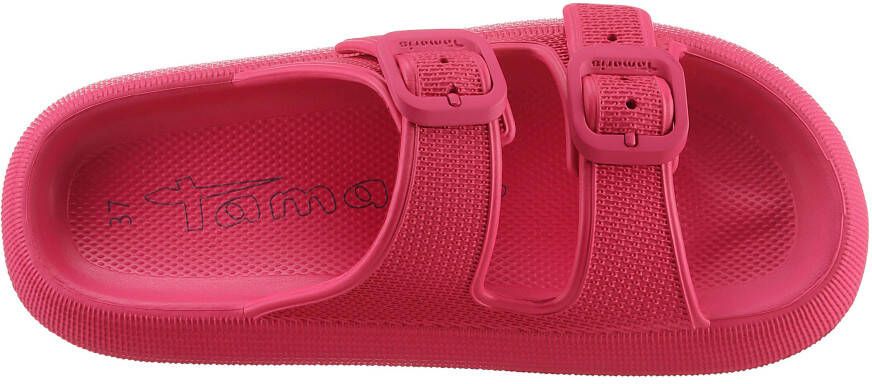 Tamaris Slippers Core plateau zomerschoen slippers badschoen comfortabele vorm