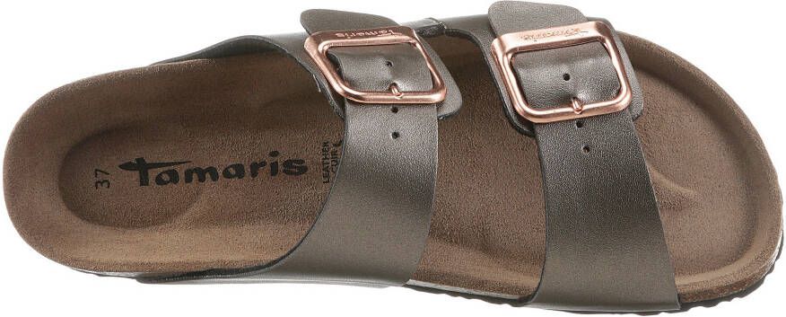 Tamaris Slippers zomerschoen slippers met gepolsterde binnenzool