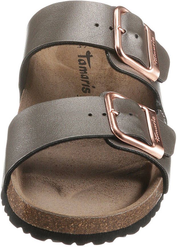 Tamaris Slippers zomerschoen slippers met gepolsterde binnenzool