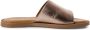 Tamaris Slippers van leer met licht gestructureerde zool - Thumbnail 9