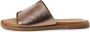 Tamaris Slippers van leer met licht gestructureerde zool - Thumbnail 10