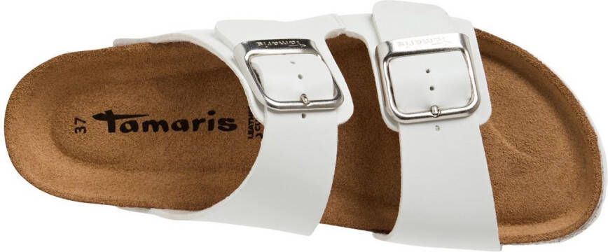 Tamaris Slippers zomerschoen slippers met gepolsterde binnenzool