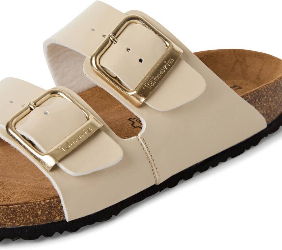 Tamaris Slippers zomerschoen slippers met gepolsterde binnenzool