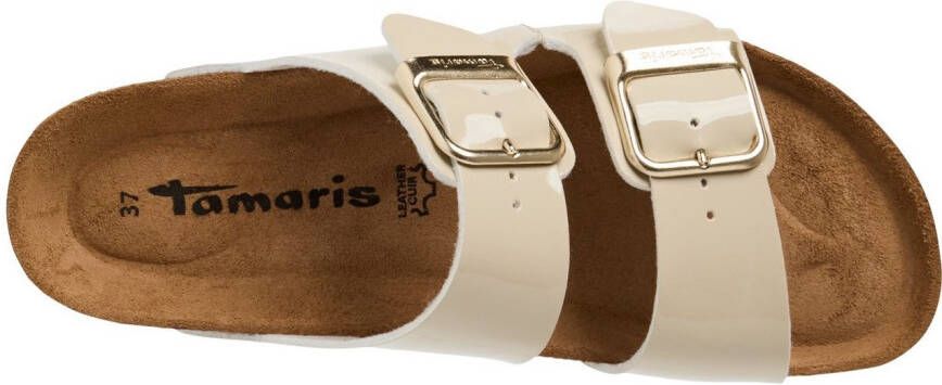 Tamaris Slippers zomerschoen slippers met gepolsterde binnenzool