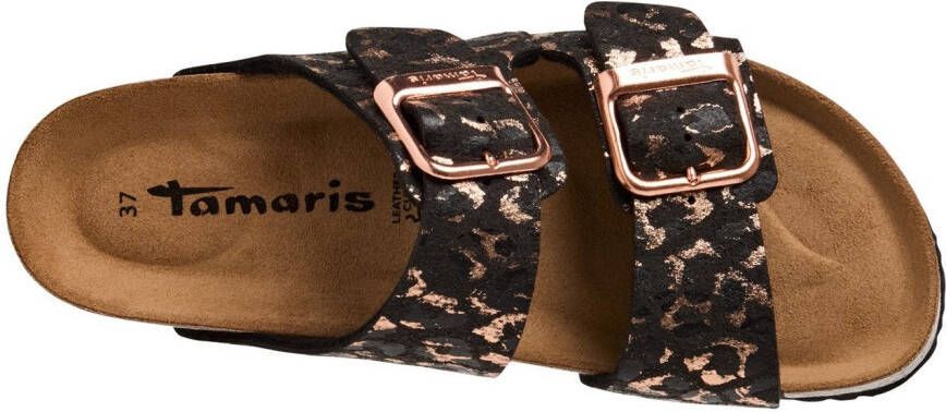 Tamaris Slippers zomerschoen slippers met gepolsterde binnenzool