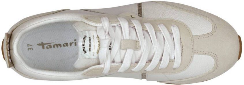 Tamaris Sneakers vrijetijdsschoen halfschoen veterschoen met logo-applicatie