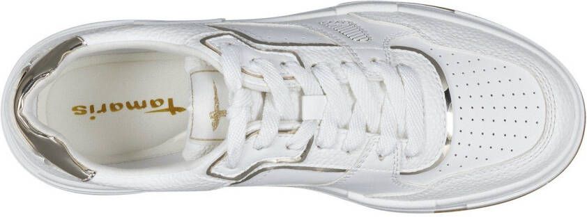 Tamaris Sneakers met stijlvolle metallic-details