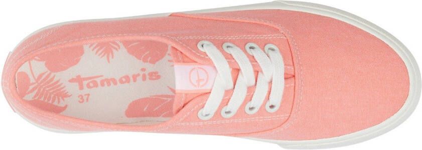 Tamaris Sneakers in zomerkleuren vrijetijdsschoen lage schoen veterschoen