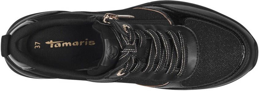 Tamaris Sneakers met rits vrijetijdsschoen lage schoen veterschoen