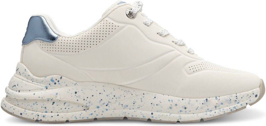 Tamaris Sneakers met gespikkelde zool vrijetijdsschoen lage schoen veterschoen