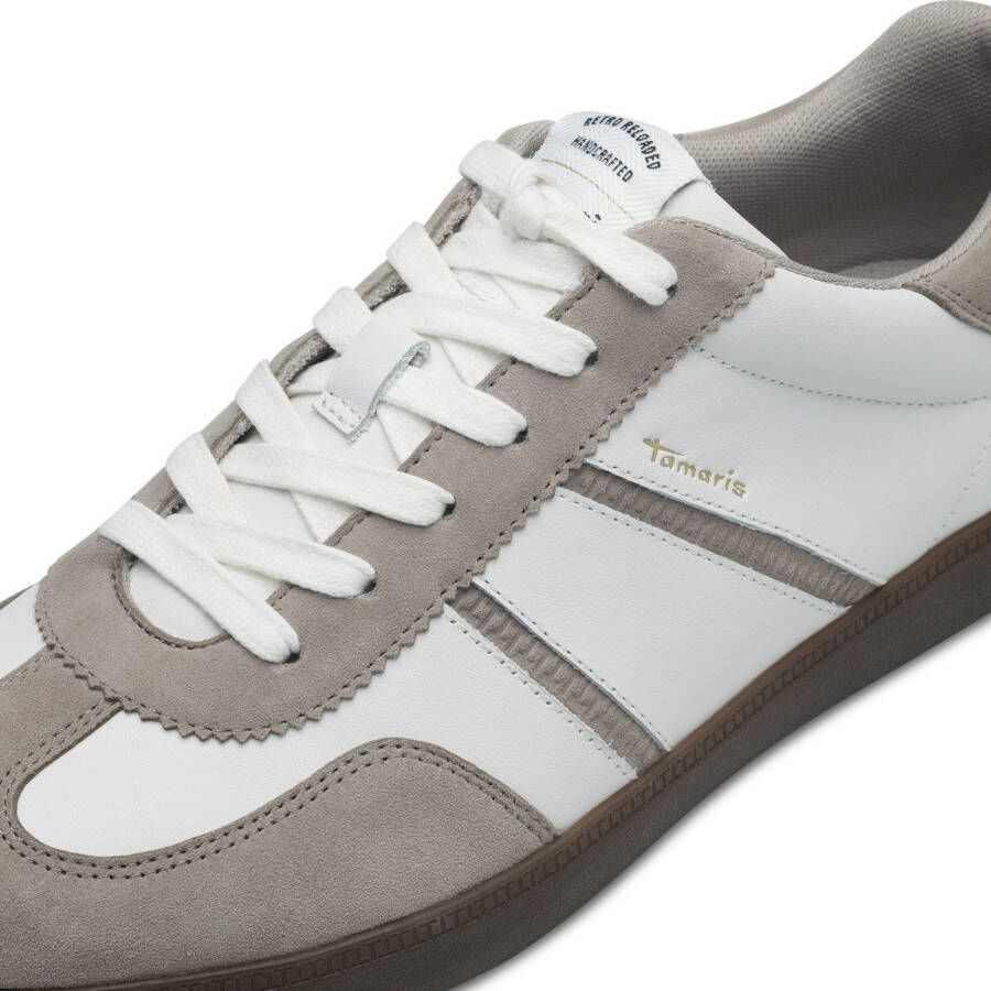 Tamaris Plateausneakers vrijetijdsschoen lage schoen veterschoen met gepolsterde schacht
