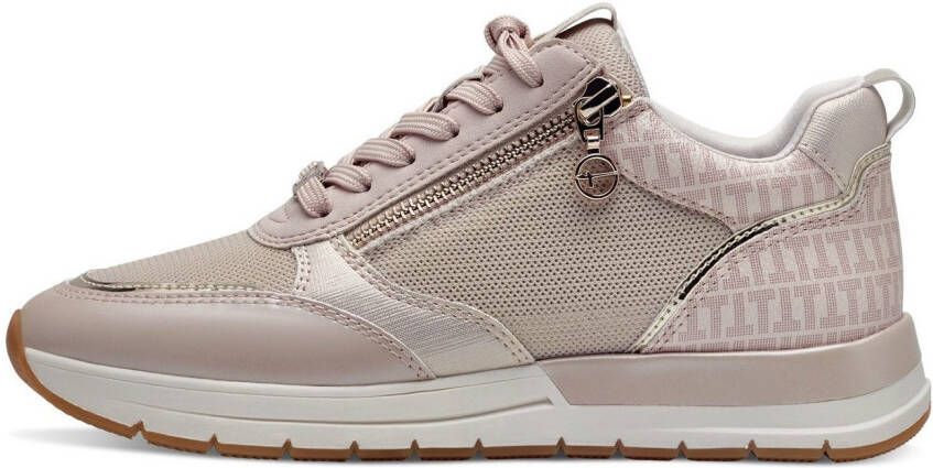 Tamaris Sneakers met sleehak Almina vrijetijdsschoen halfschoen in smalle vorm vegan verwerking