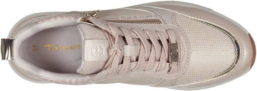 Tamaris Sneakers met sleehak Almina vrijetijdsschoen halfschoen in smalle vorm vegan verwerking