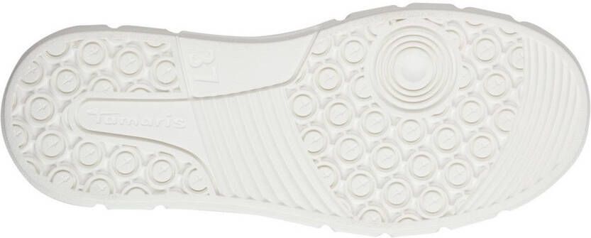 Tamaris Sneakers met sleehak veterschoenen lage schoen vrijetijdsschoenen met gaatjespatroon