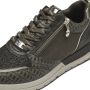 Tamaris Sneakers met sleehak vrijetijdsschoen lage schoen veterschoen met trendy metallic-details - Thumbnail 15