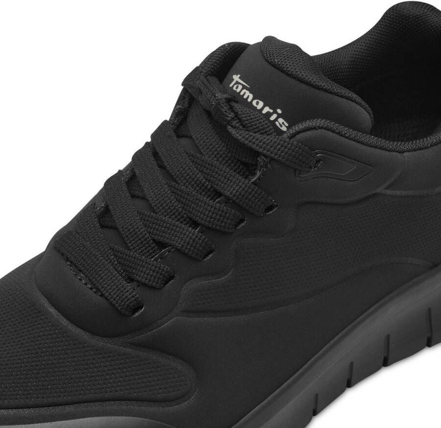 Tamaris Sneakers met sleehak vrijetijdsschoen lage schoen veterschoen met waterproof-uitrusting