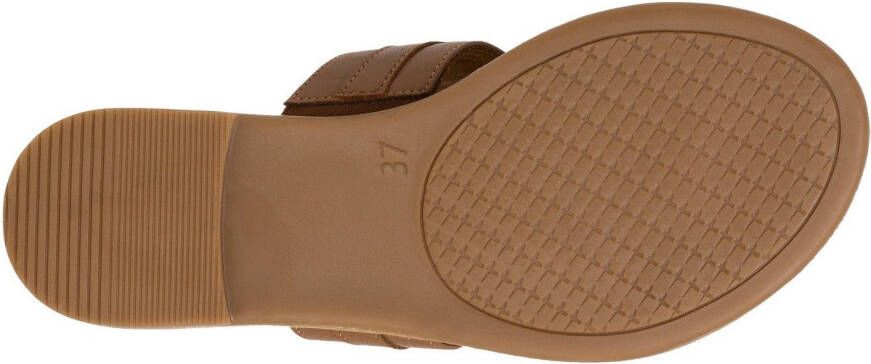 Tamaris Teenslippers zomerschoen slippers met mooi sierelement
